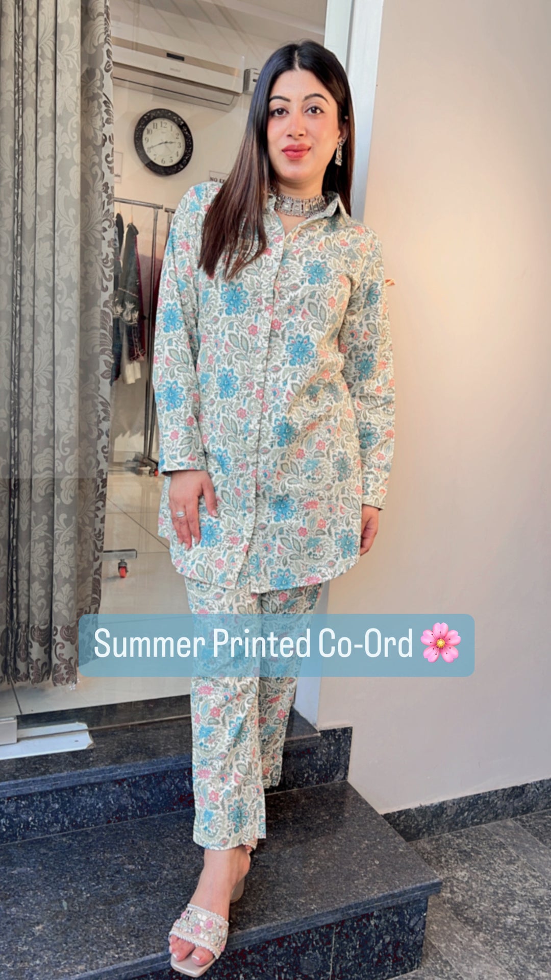 PRINTED COTTON CO-ORD SET - AR 5664