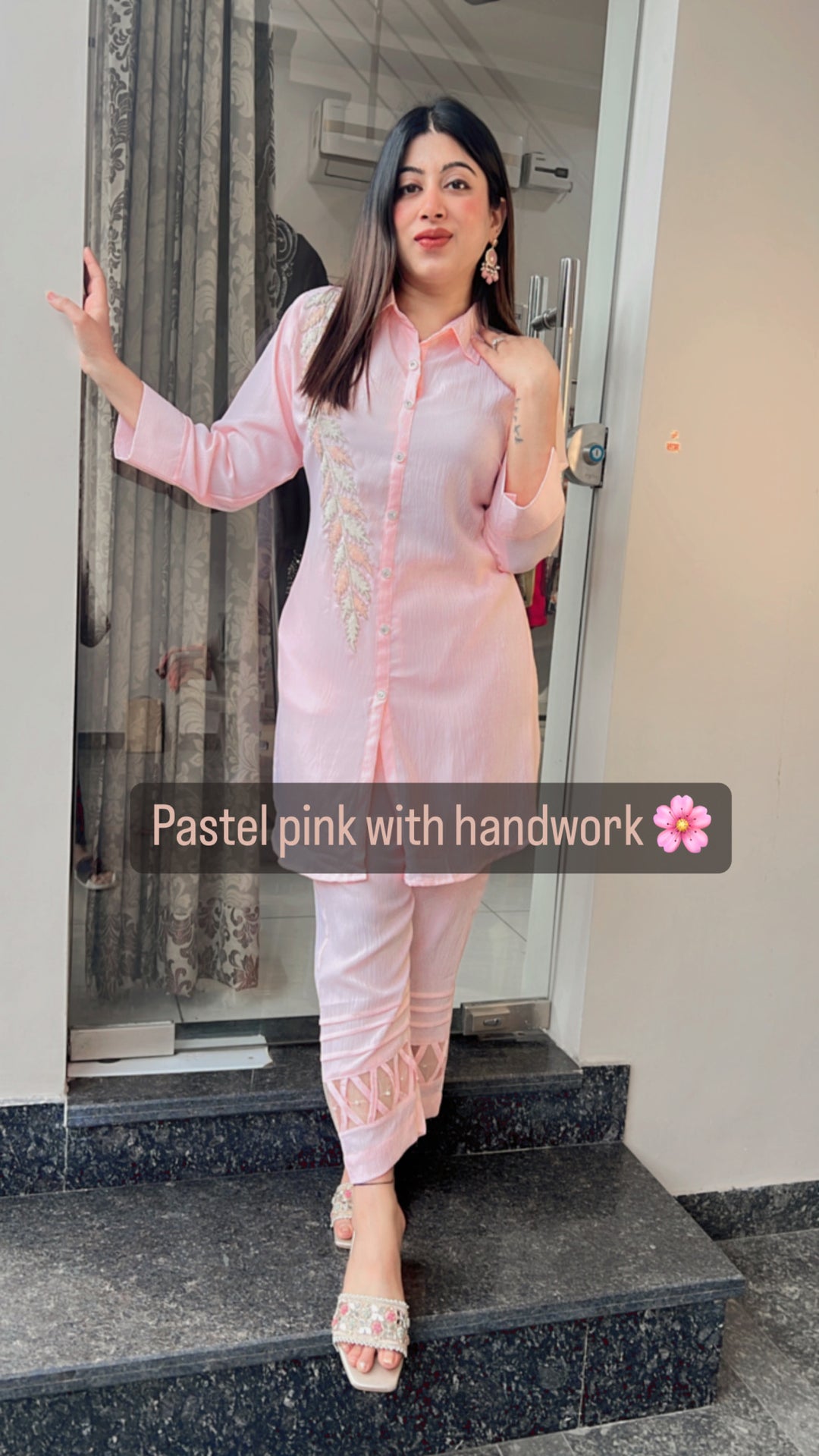 PINK CO-ORD SET - AR 5656