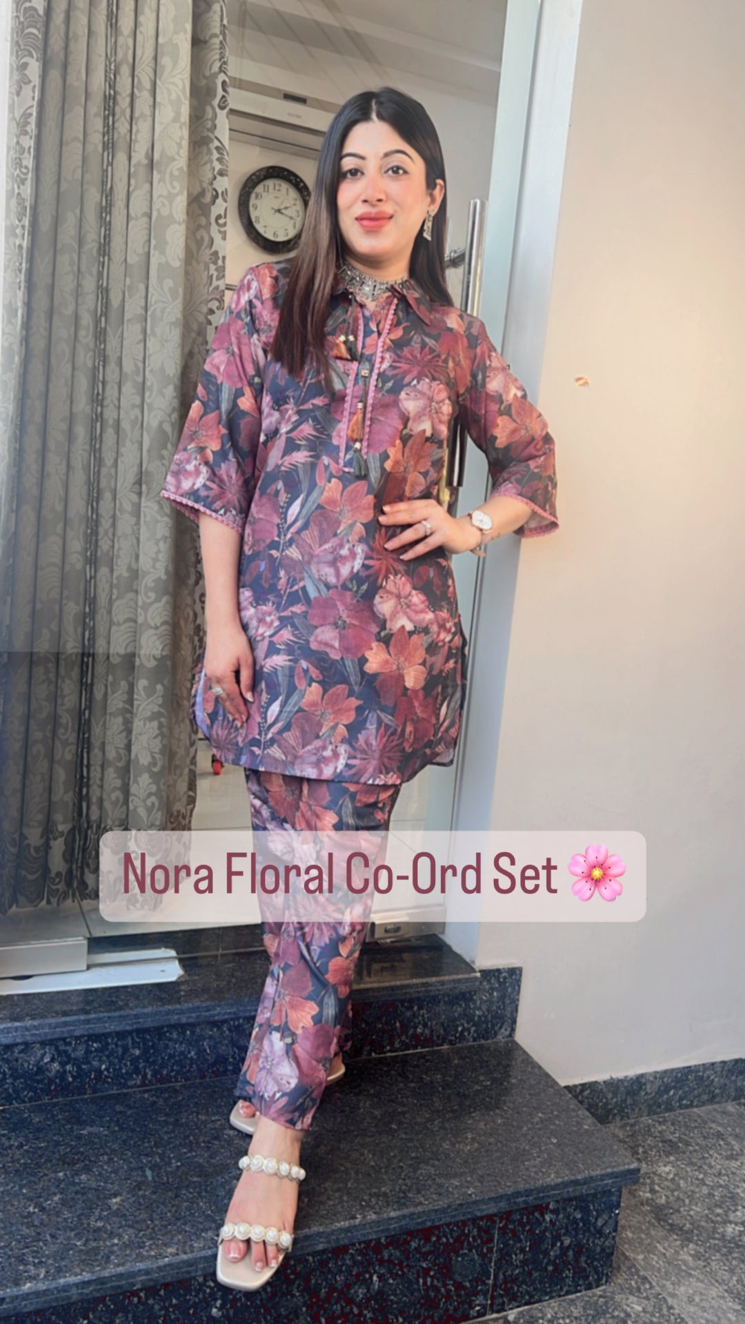 FLORAL CO-ORD SET - AR 5681