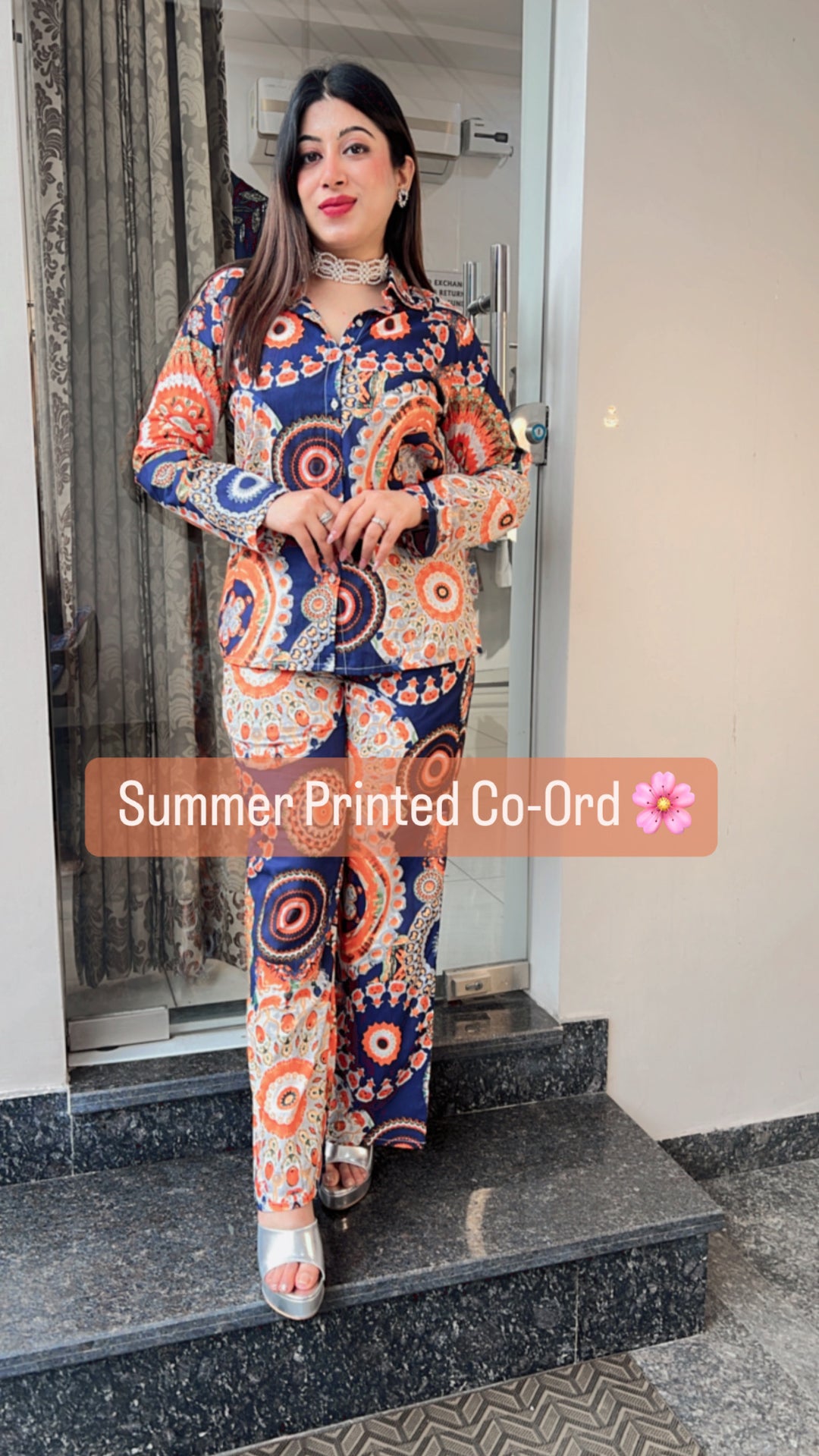PRINTED CO-ORD SET - AR 5698