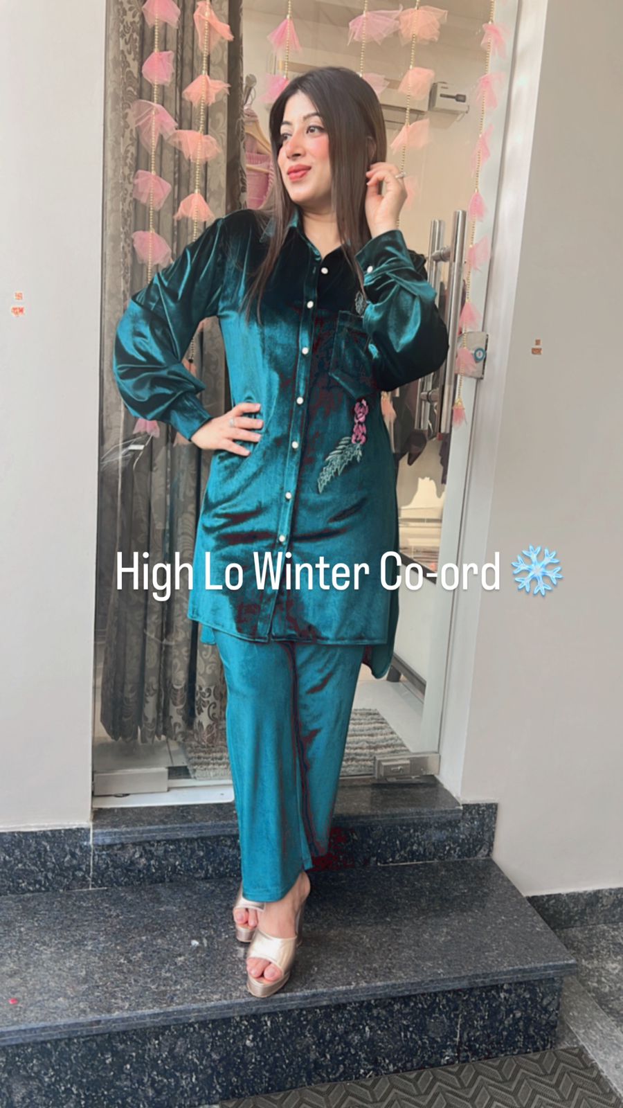 HIGH LOW STYLE WINTER CO-ORD