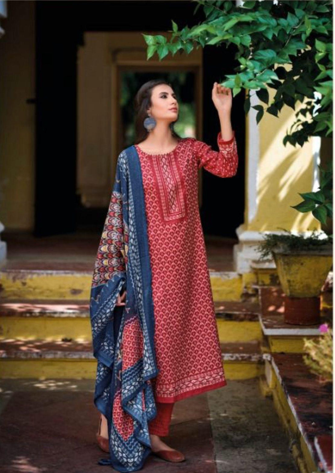 JAIPURI PRINT WINTER SUIT