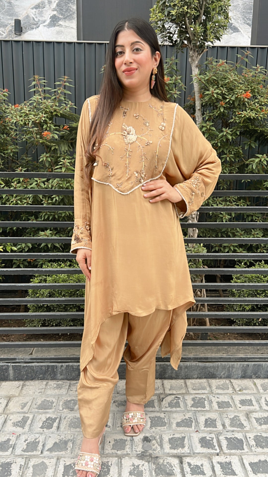 Handworked Farshi Salwar Co-Ord