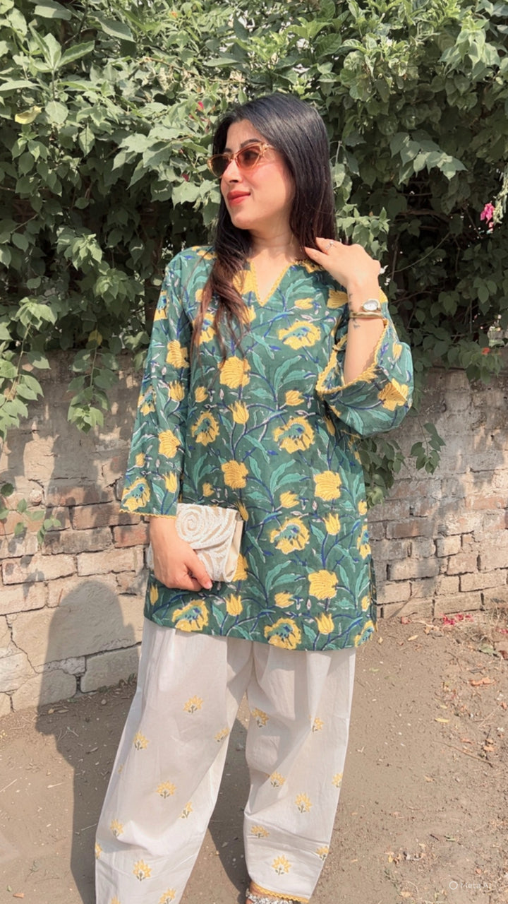 "IRIS"-FARSHI SALWAR CO-ORD