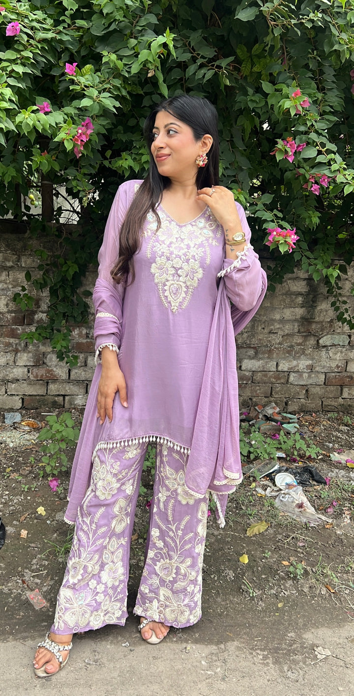"AYESHA"-FESTIVE THREE PIECE SET