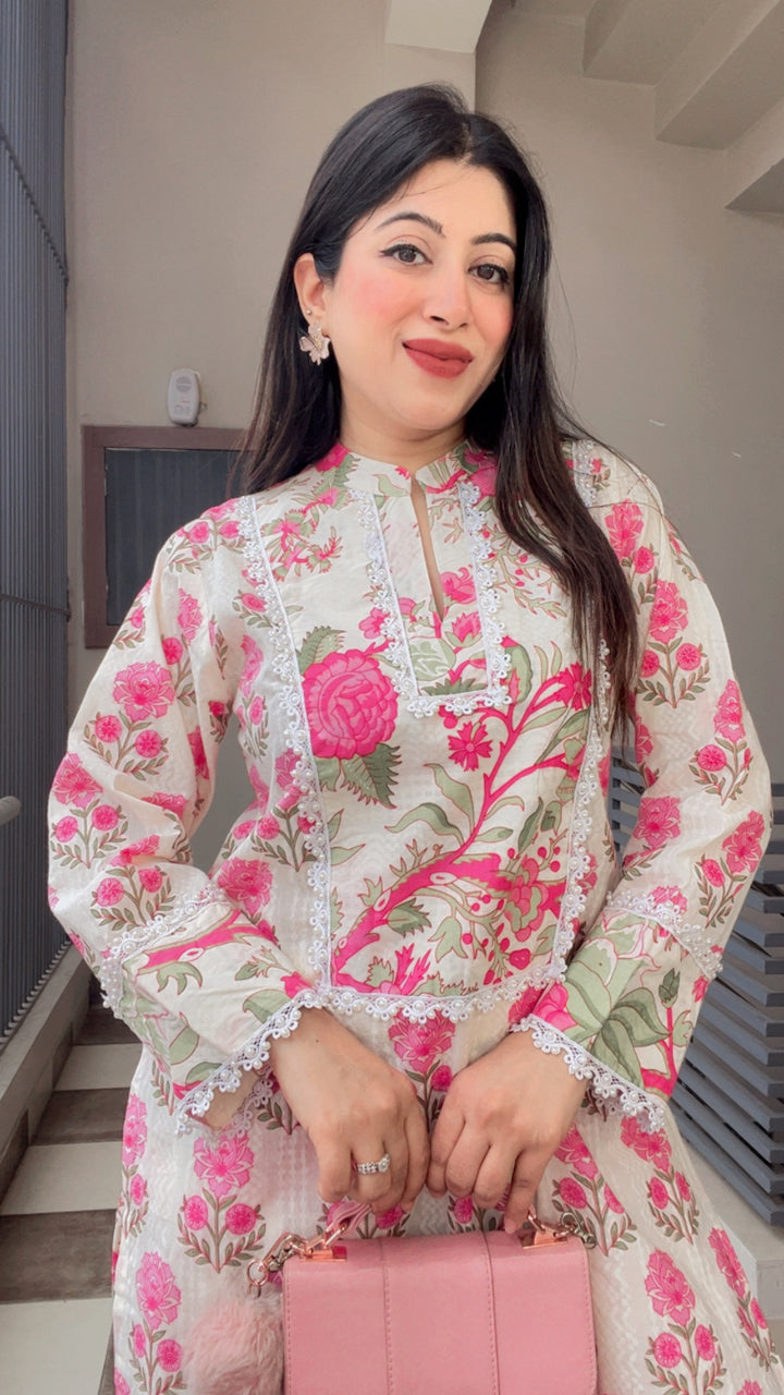 "hania"-farshi printed co-ord