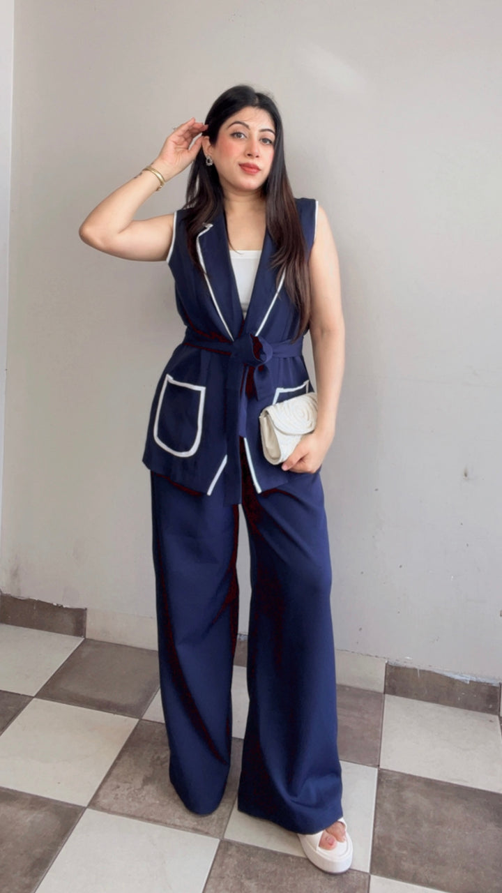 "KEITH"- 2 PC CO-ORD SET WITH BELT