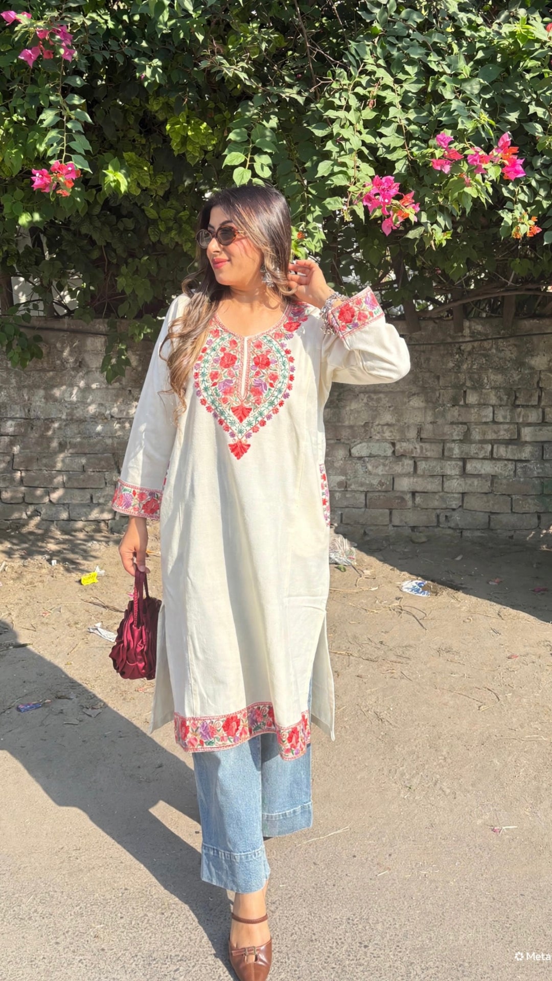 "Rubaida"-KASHMIRI Pheran KURTI