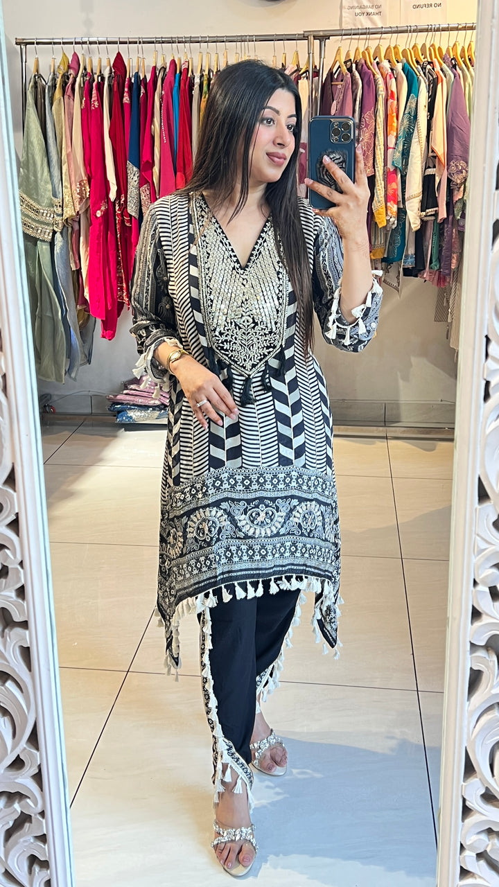 "AMMIE"-TULIP'S TWO PIECE FESTIVE CO-ORD