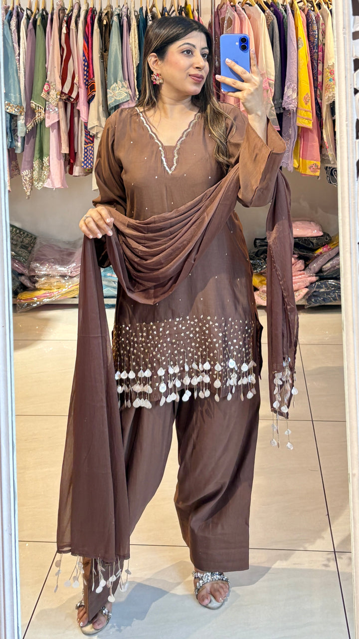 "aasmi"-festive embellishded three piece suit