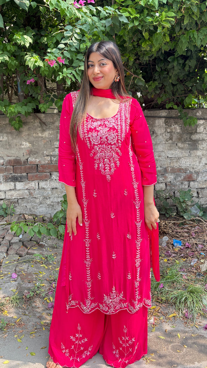VIHANI-FESTIVE HANDWORK THREE PIECE SUIT SET