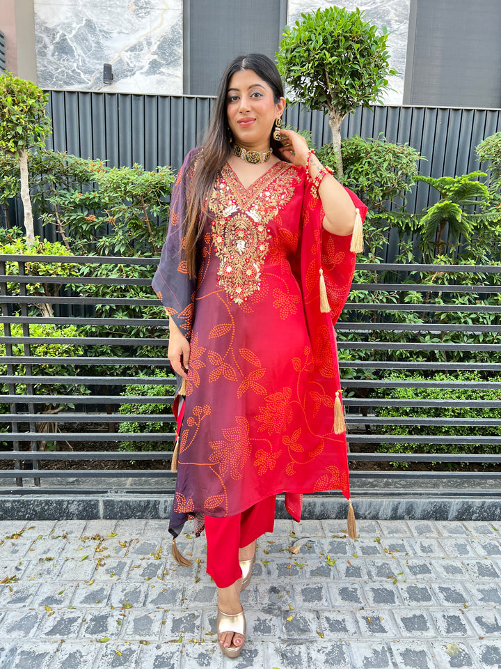 ANAYA-TWO PIECE KAFTAN SET