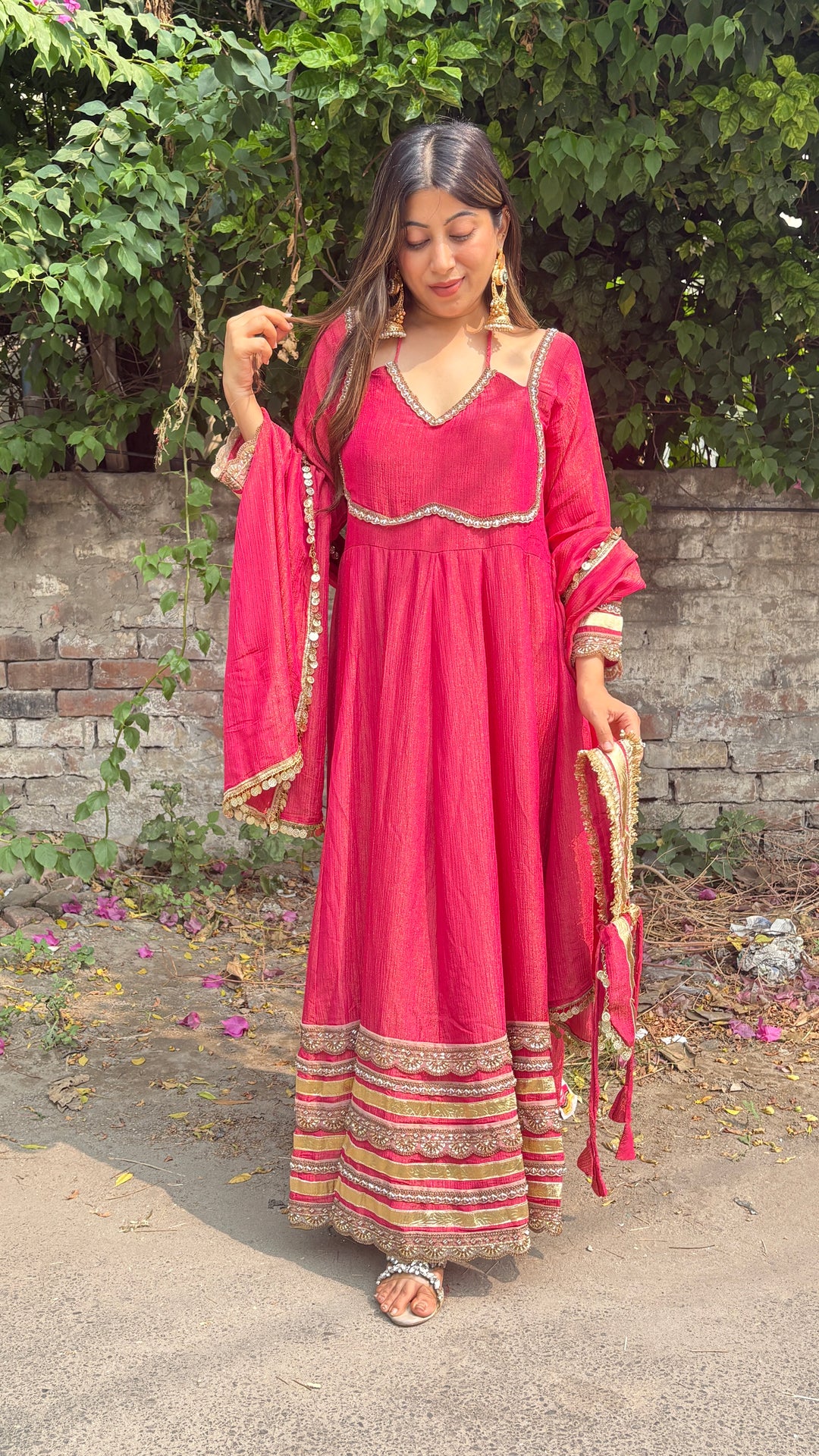 "mehrba"-Three Piece set with potli bag