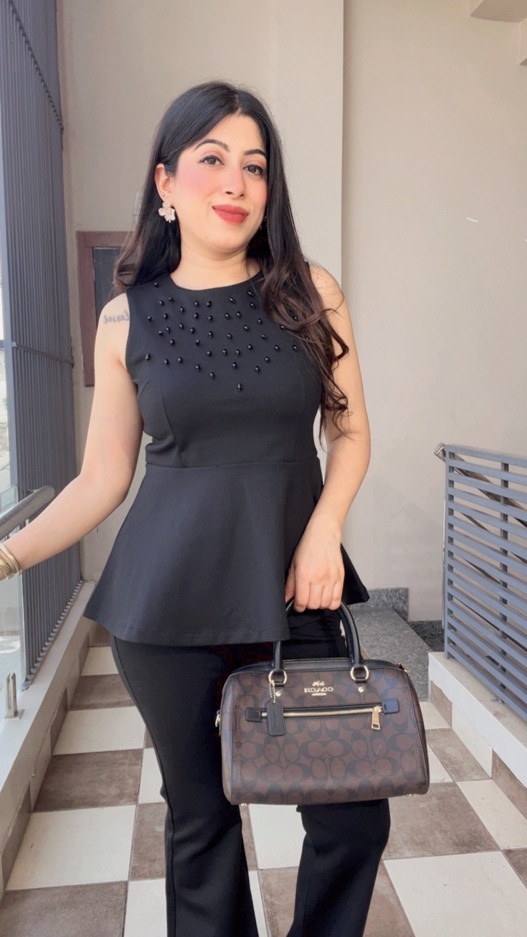 "ZYNA"-Black TWO PIECE SET