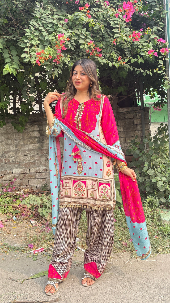 "Riffat"-festive THREE PIECE SUIT SET