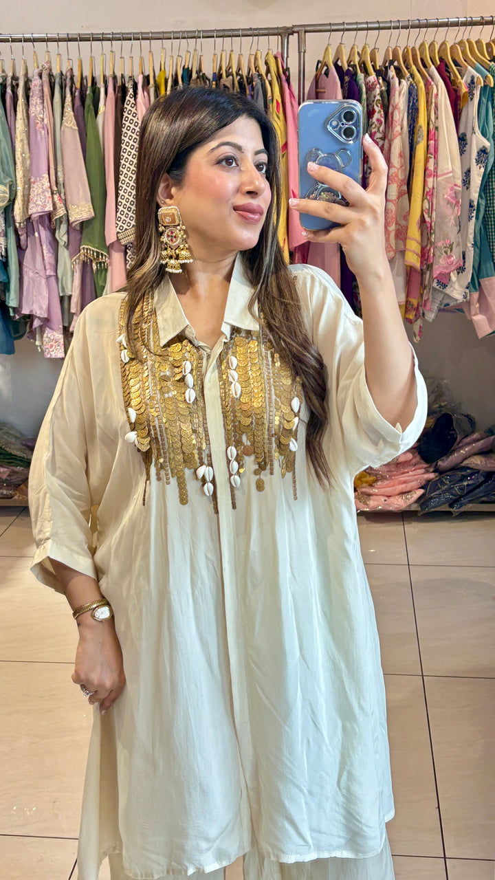 "iliza"-IVORY CREAM FESTIVE SET