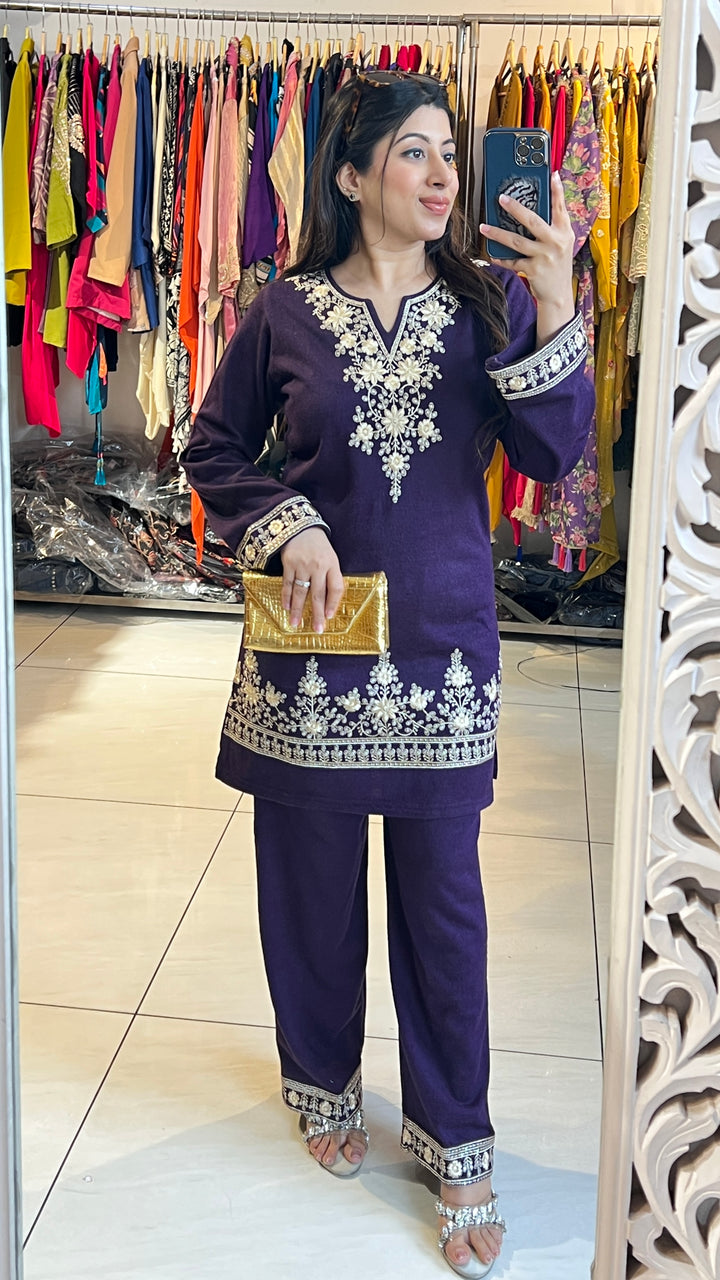 "SHARDA"-EMBROIDERY WINTER CO-ORD