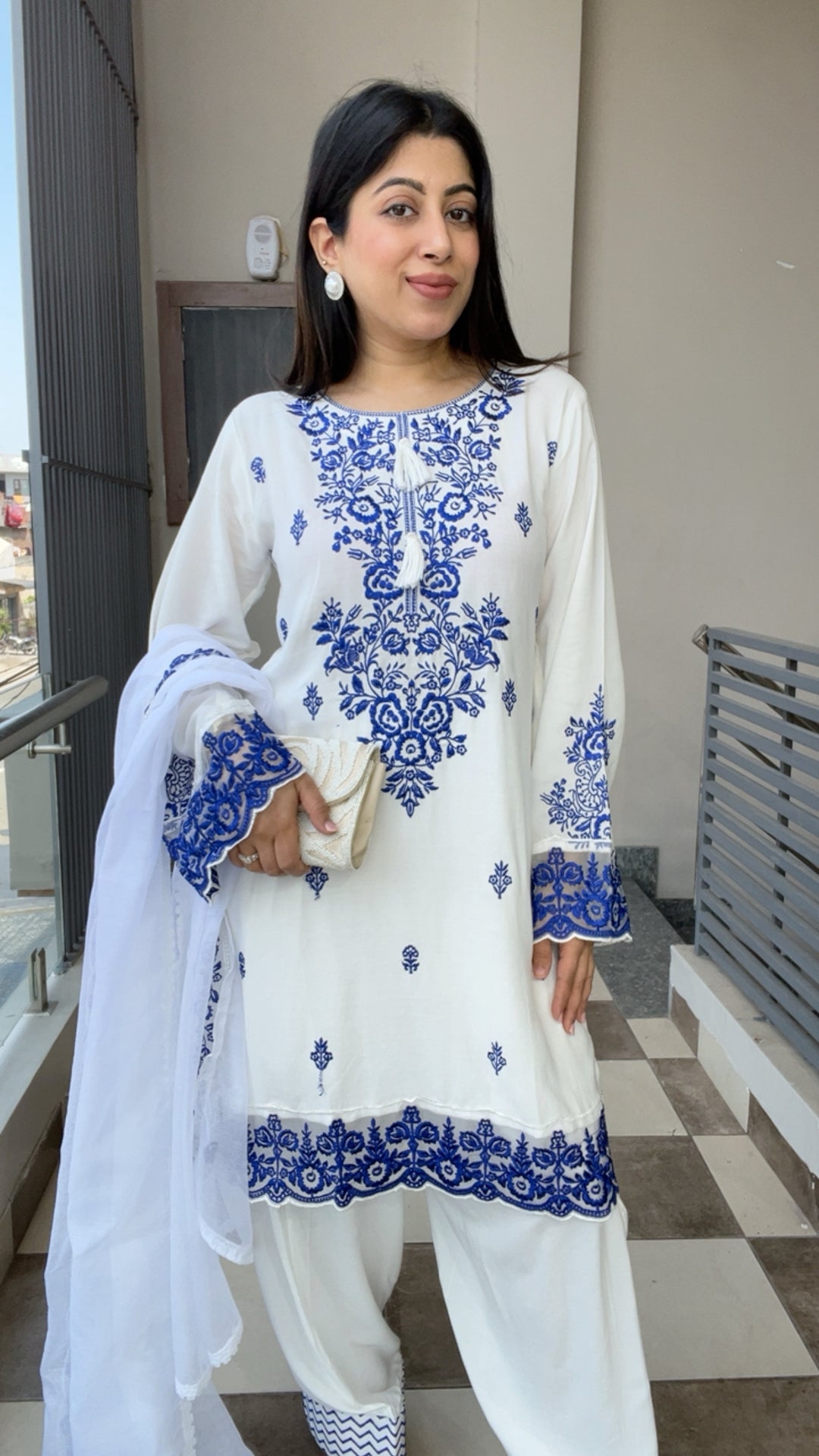 "HEENA"-FARSHI SALWAR PAKISTANI SUIT