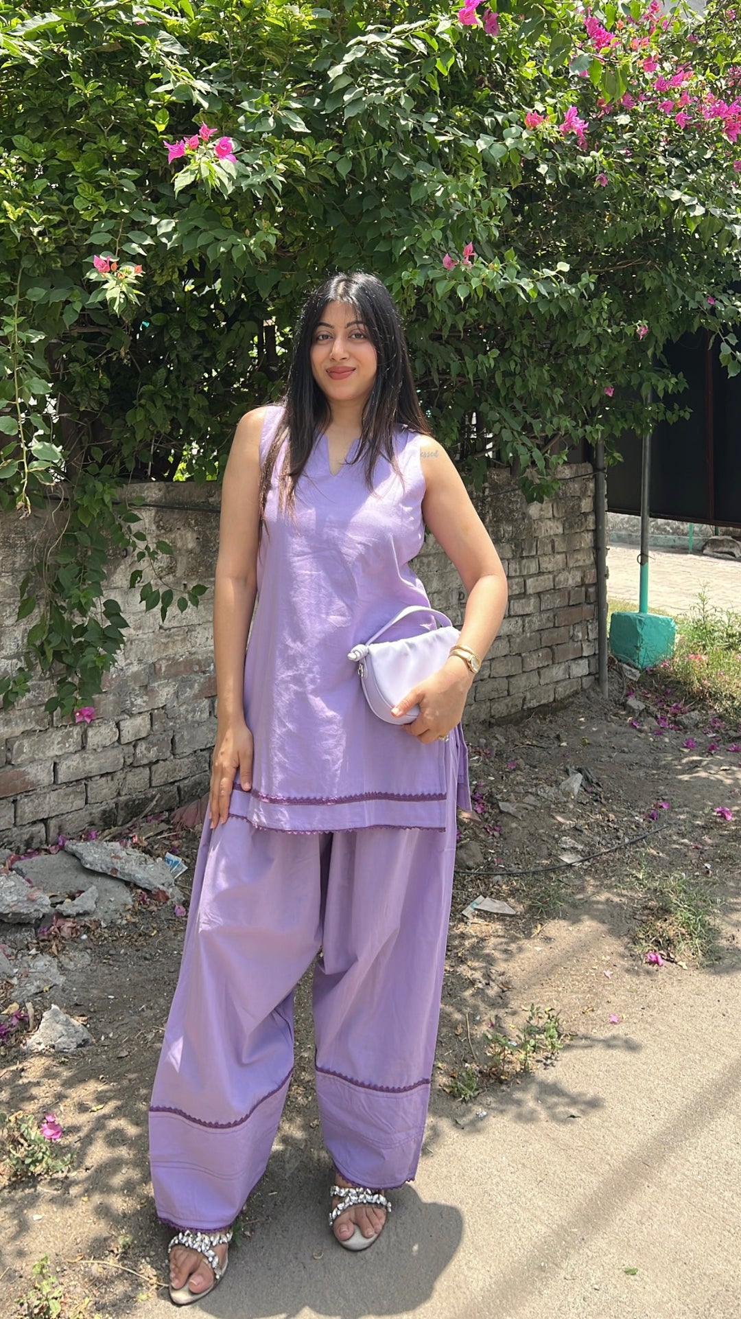 "numi"-two piece farshi salwar set