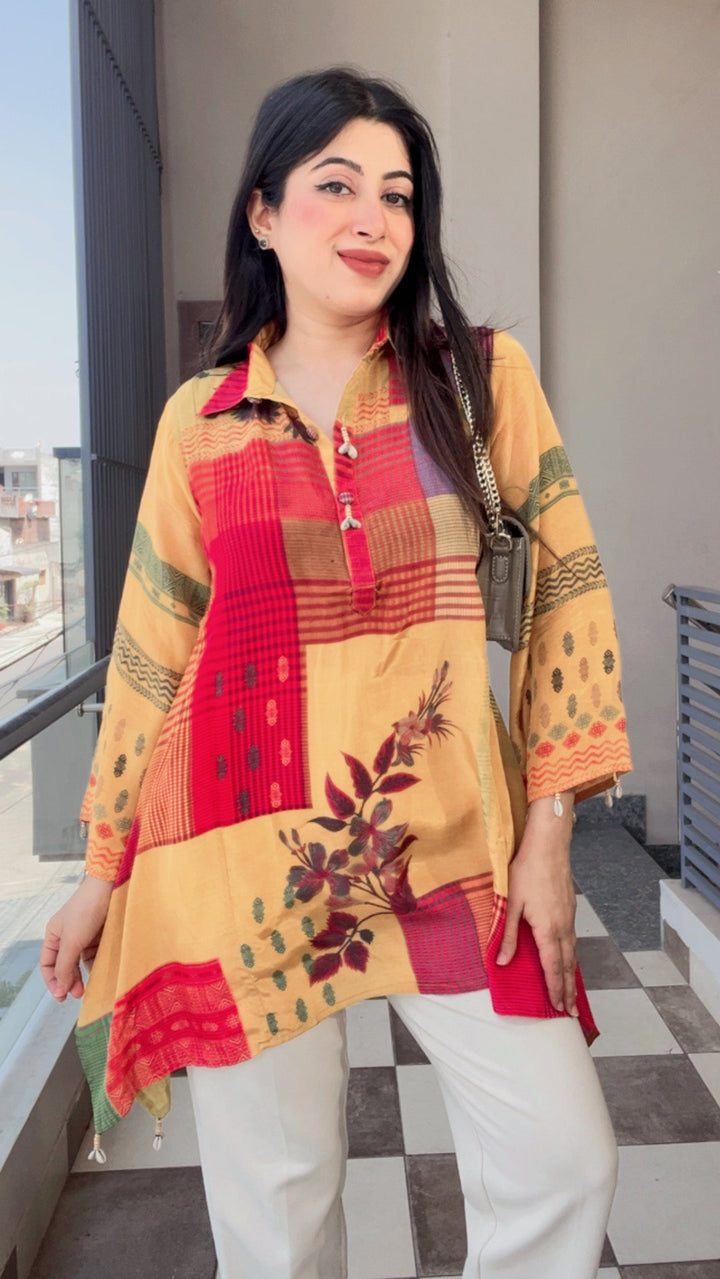 "SAL"-PRINTED SUMMER SHIRT
