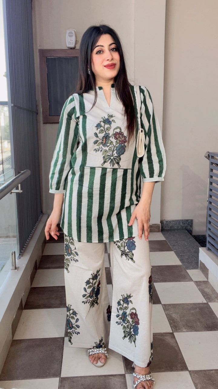 "IZA"-FLORAL TWO PIECE CO-ORD