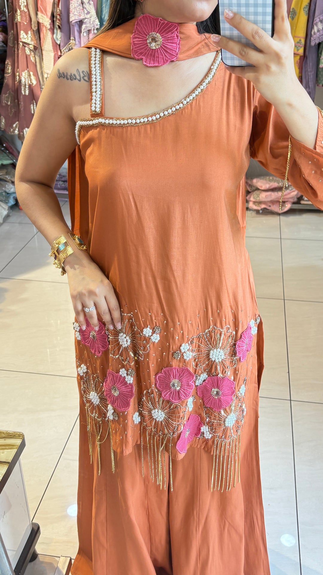 "alya"-festive three piece set