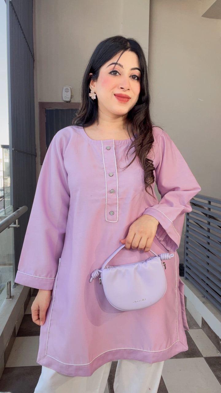 "AVIRA"-TWO PIECE FARSHI SET