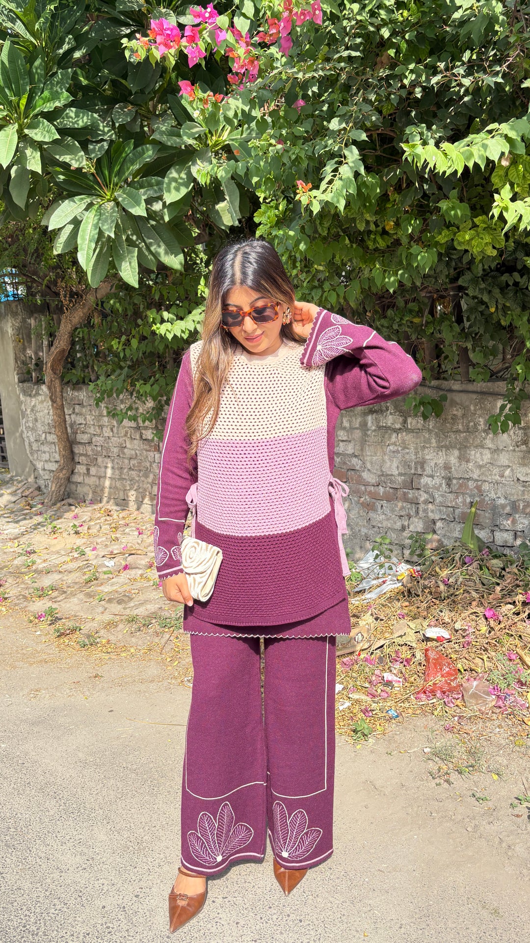 "Dua"-winter crochet three piece set