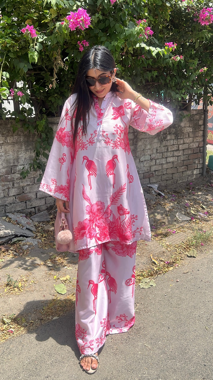 "aivi"-floral printed co-ord