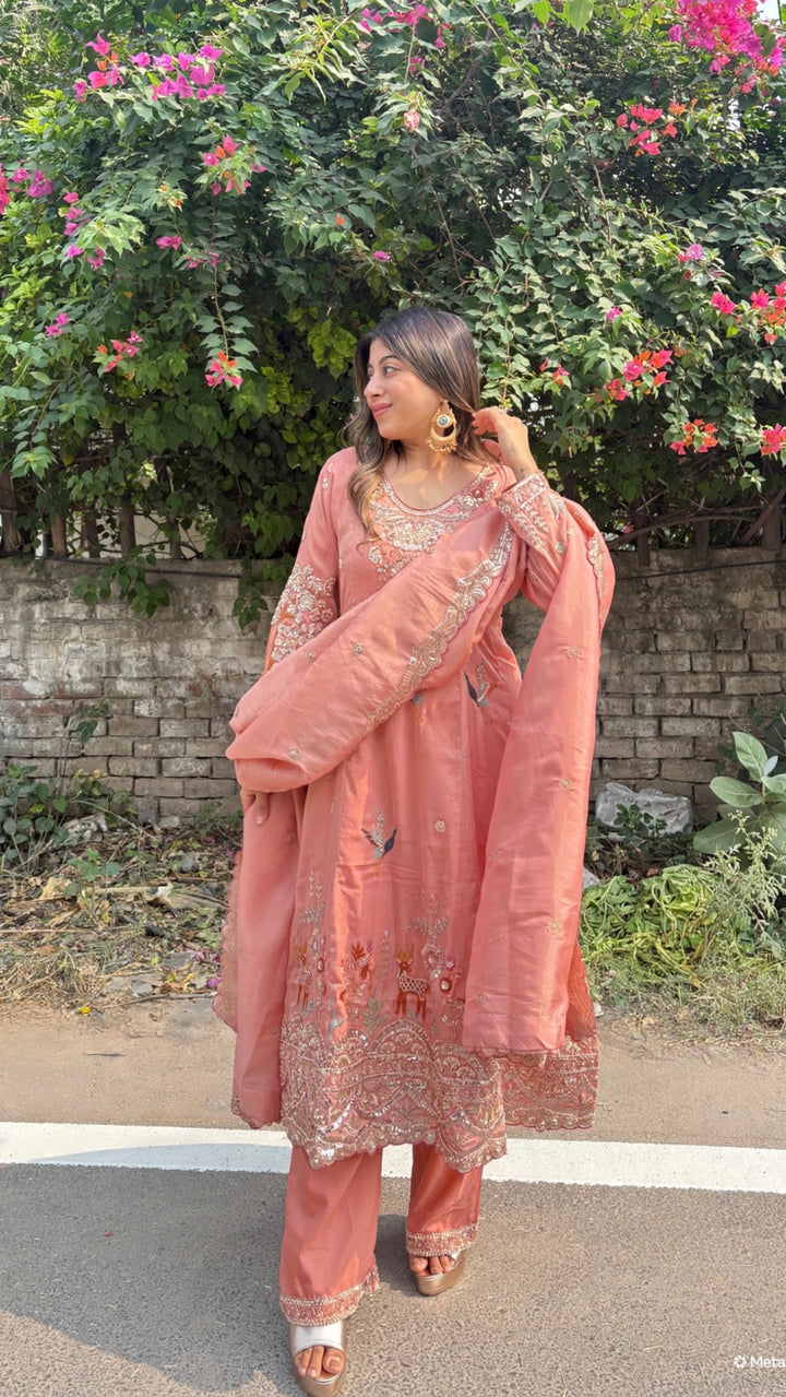 "Afsana"-festive Three Piece set