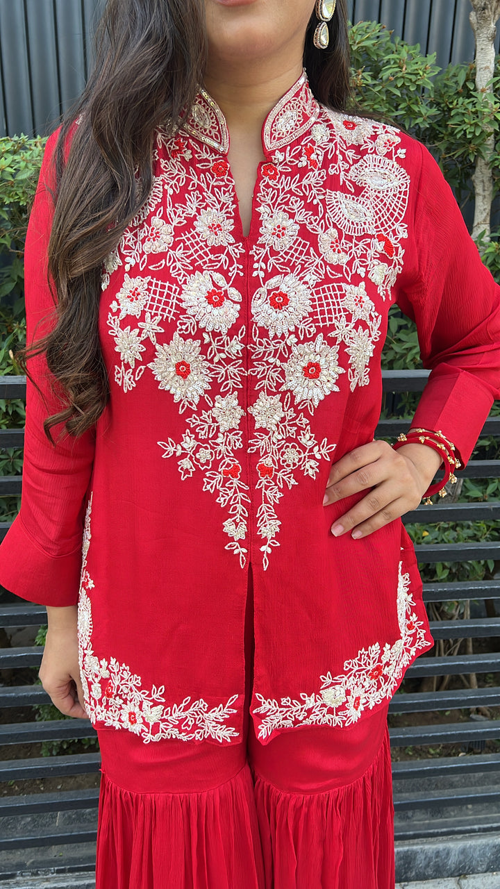 "ZENA"-TWO PIECE HANDWORKD SET