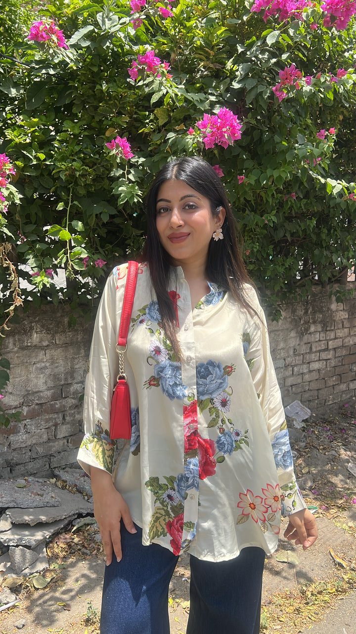 "NAVYA"-PRINTED SUMMER  SHIRT