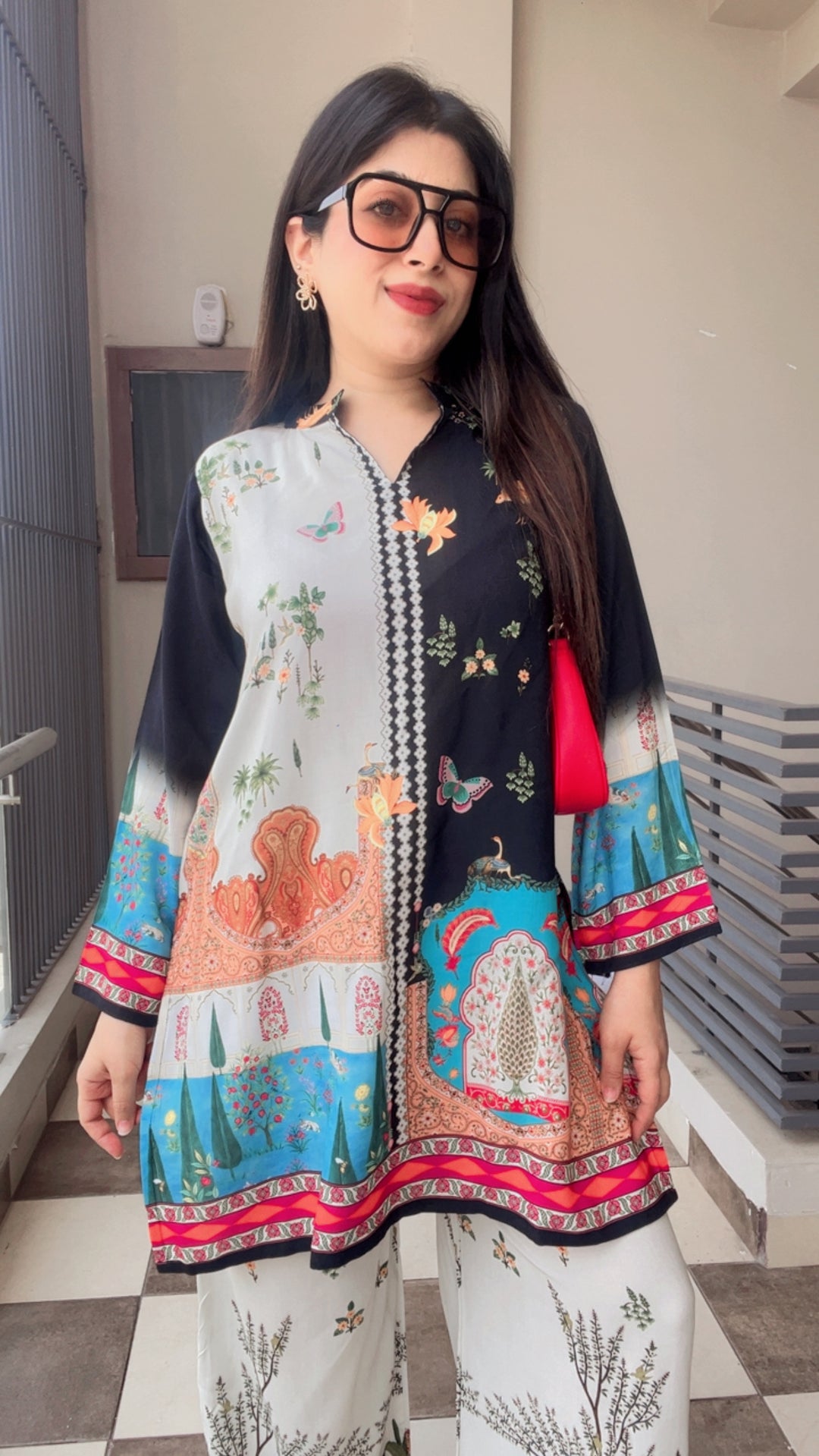 "HIYA"-PRINTED SUMMER CO-ORD
