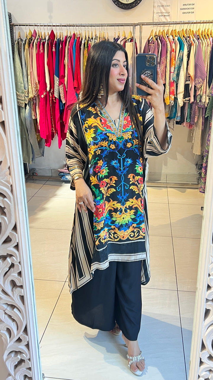 "AIZEL"-2 PC FESTIVE CREPE SET