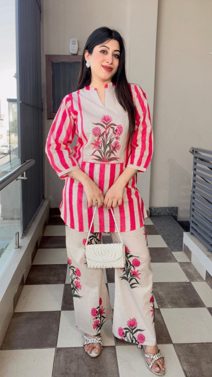 "IZA"-FLORAL TWO PIECE CO-ORD