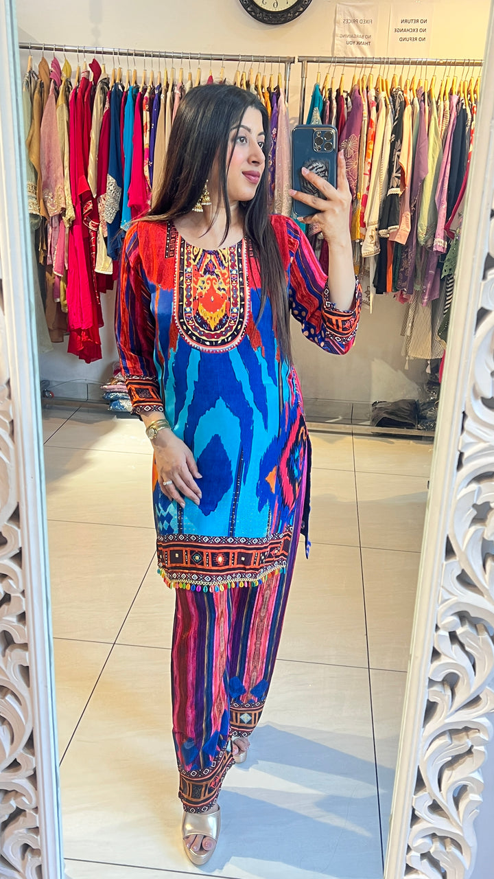 "BIBA"-2 PC FESTIVE SET