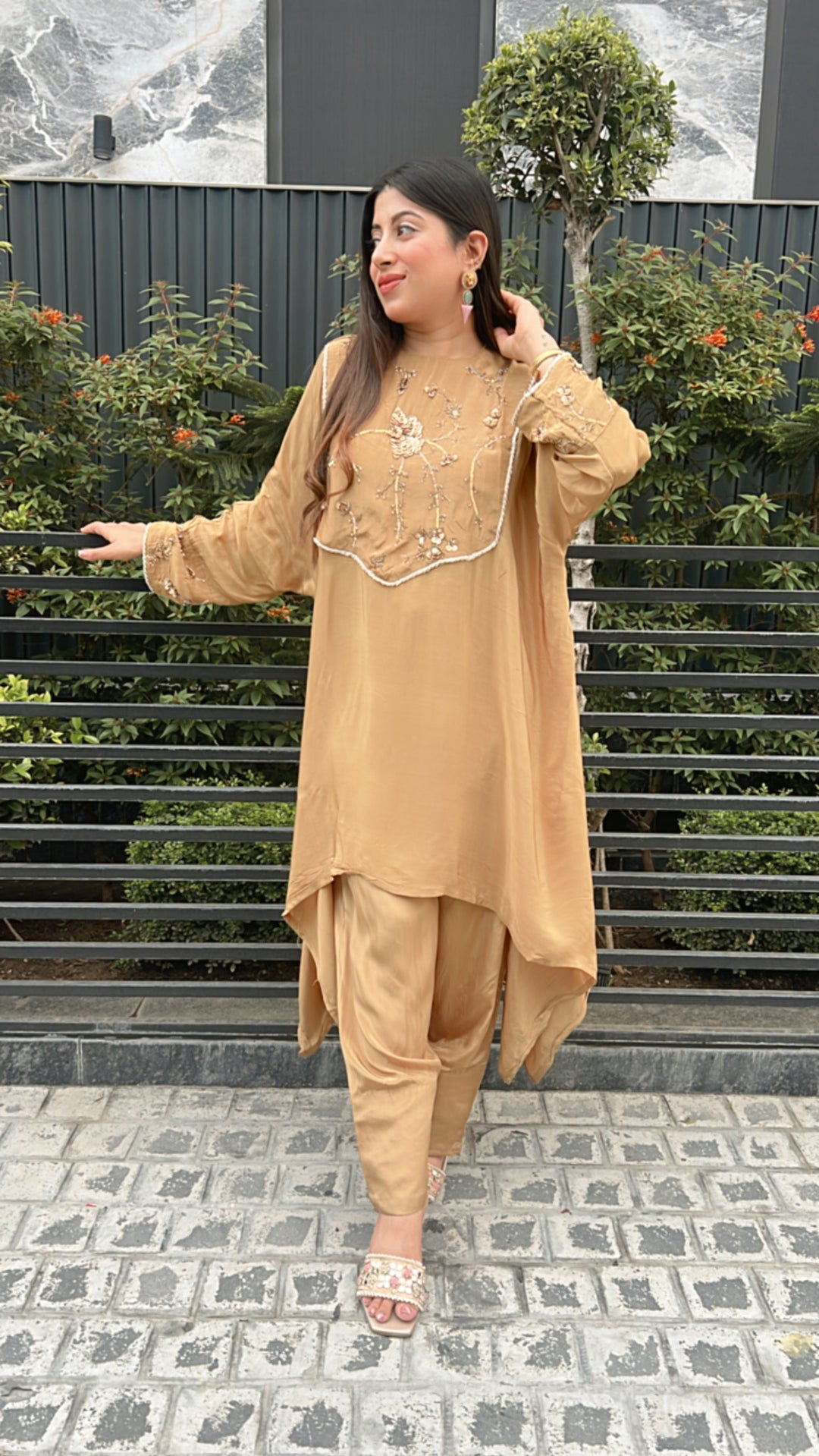 Handworked Farshi Salwar Co-Ord