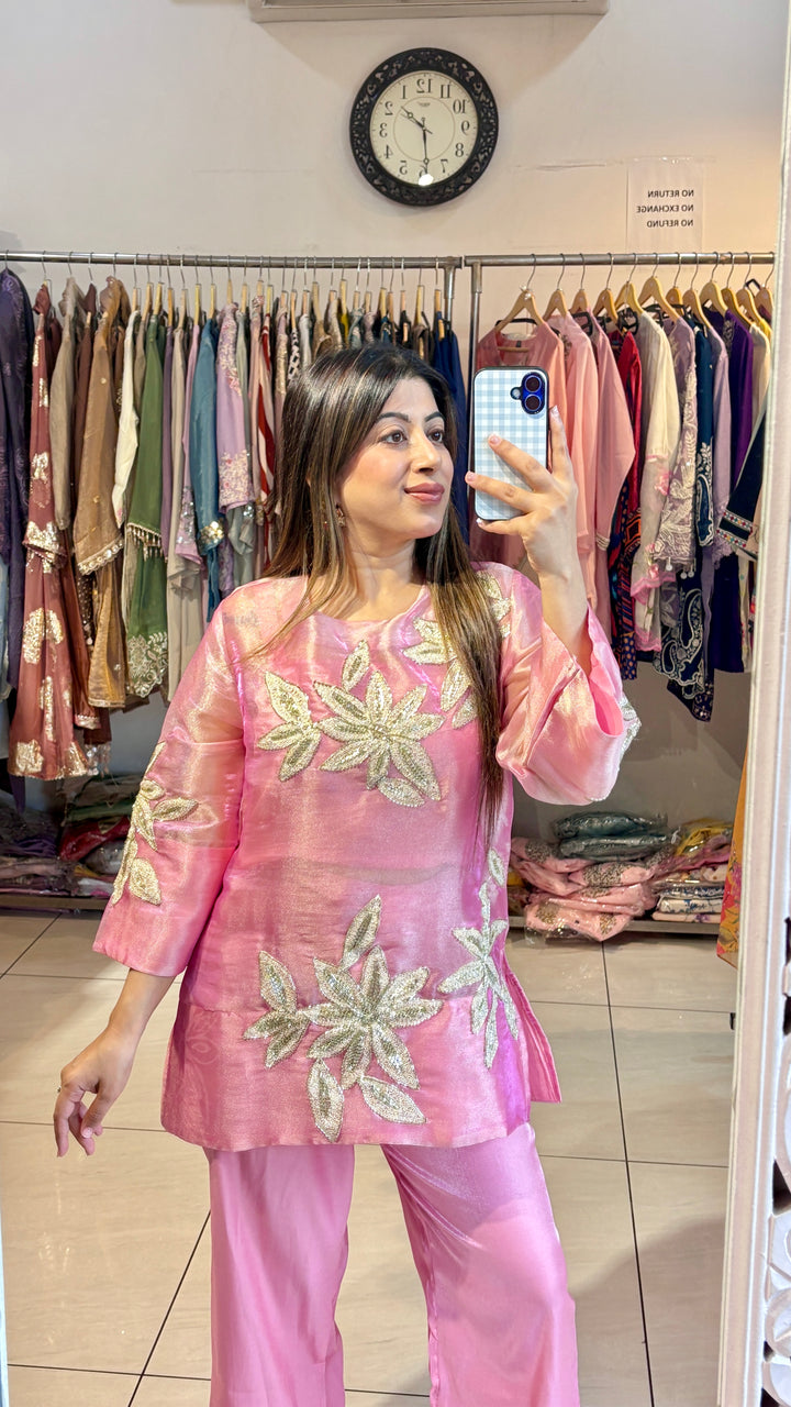 "maria"-festive embellished co-ord