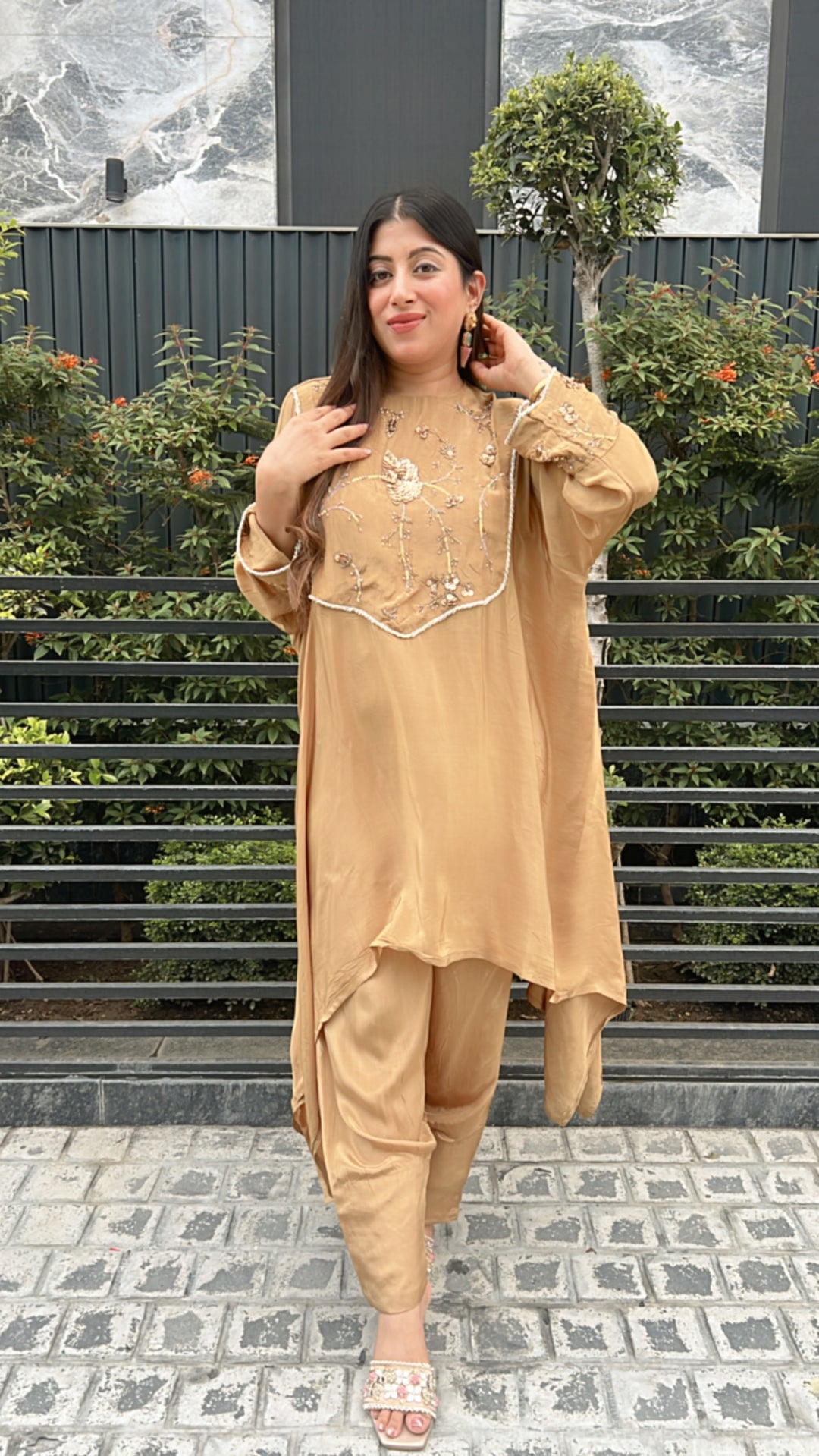 Handworked Farshi Salwar Co-Ord