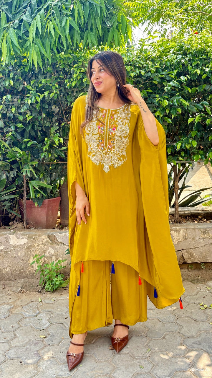 YELLOW MUSTARD FESTIVE SET