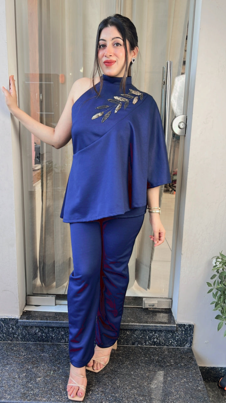NIHA-2 PC INDO WESTERN  SET WITH HANDWORK