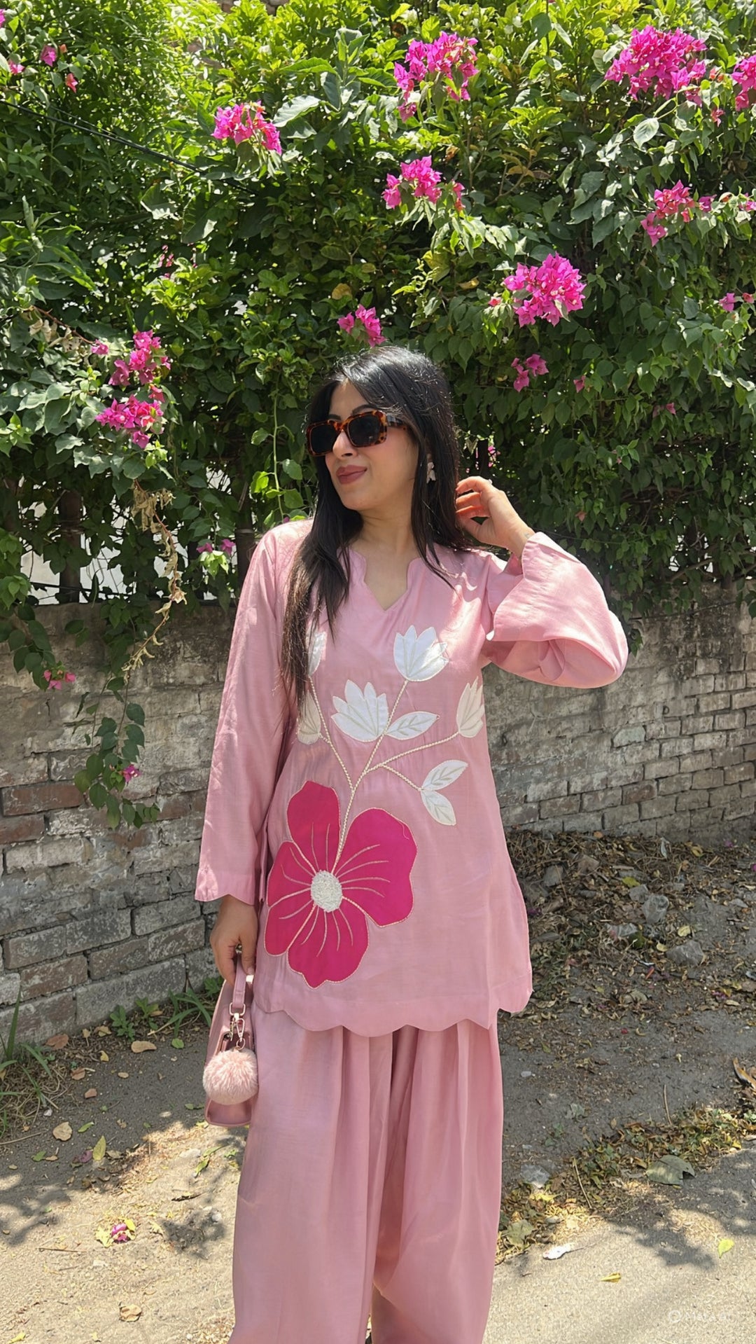"LINA"-FLORAL SUMMER Farshi CO-ORD