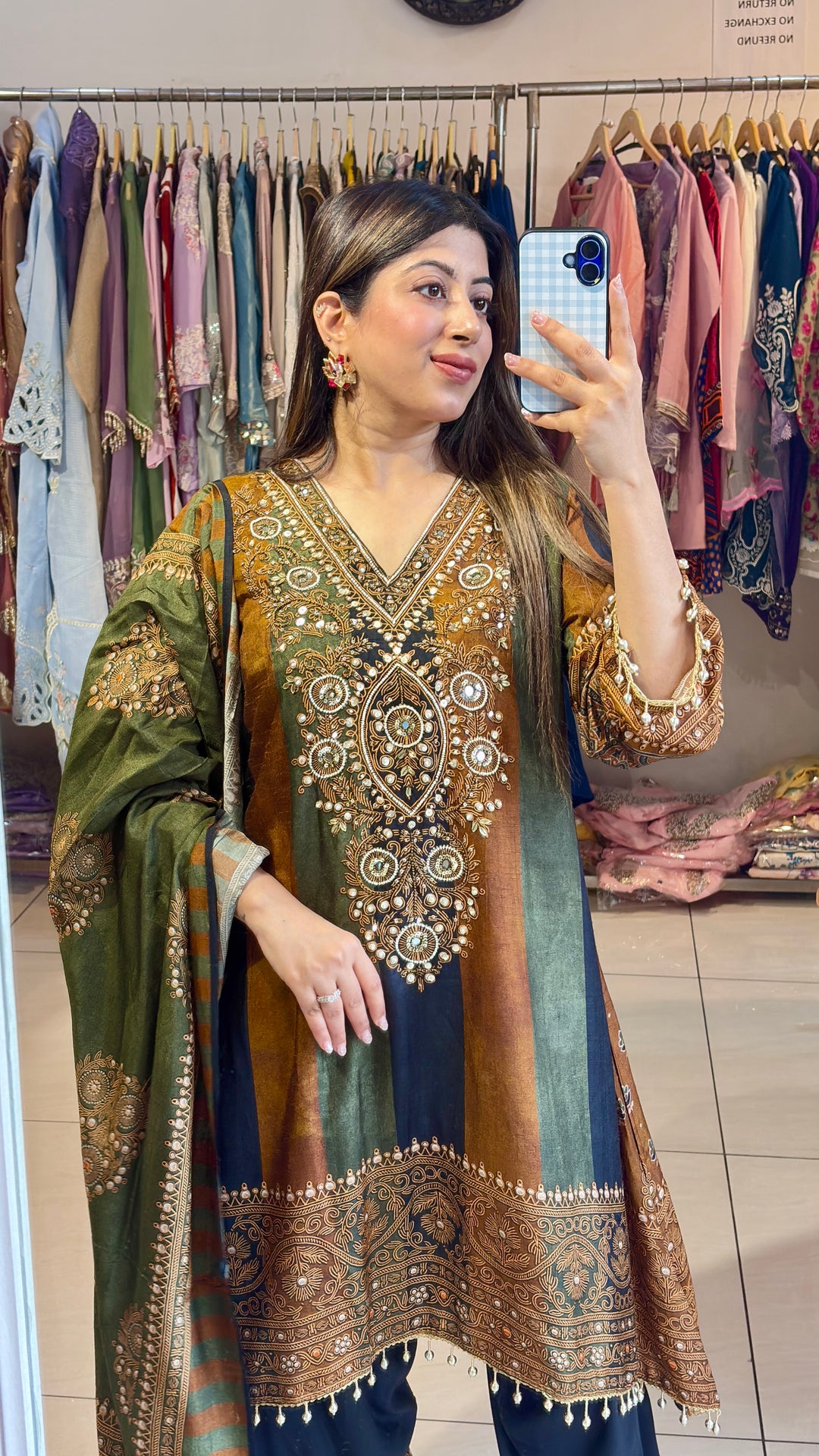 "kausar"-festive THREE PIECE SUIT SET