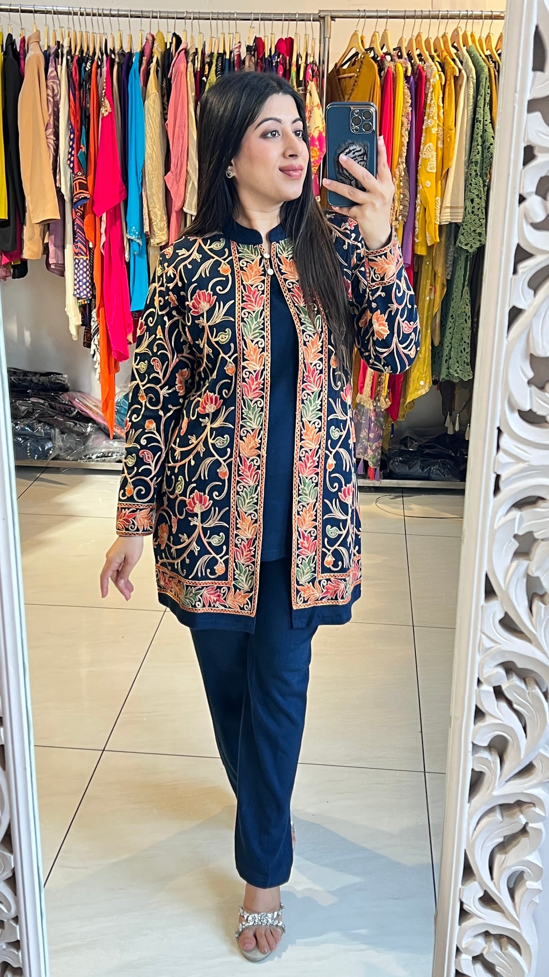 "TISHA"-3 PC WINTER EMBROIDERY CO-ORD