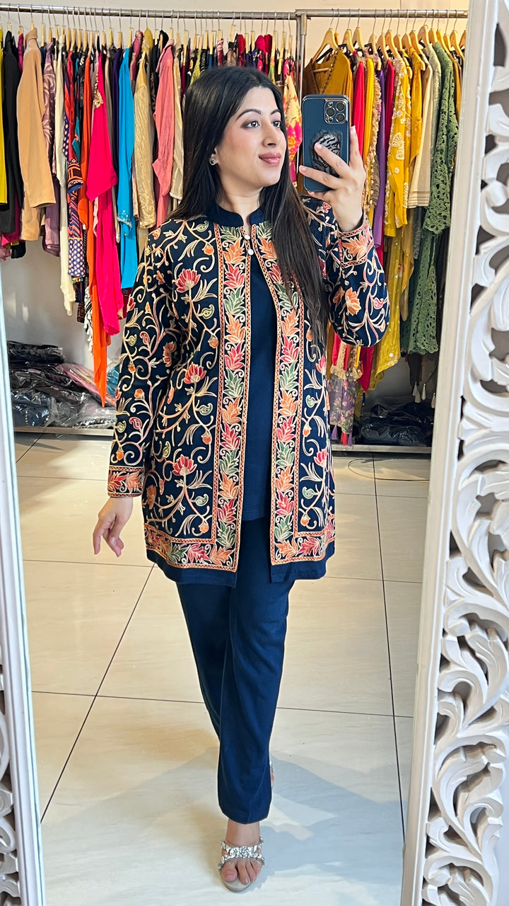 "TISHA"-3 PC WINTER EMBROIDERY CO-ORD
