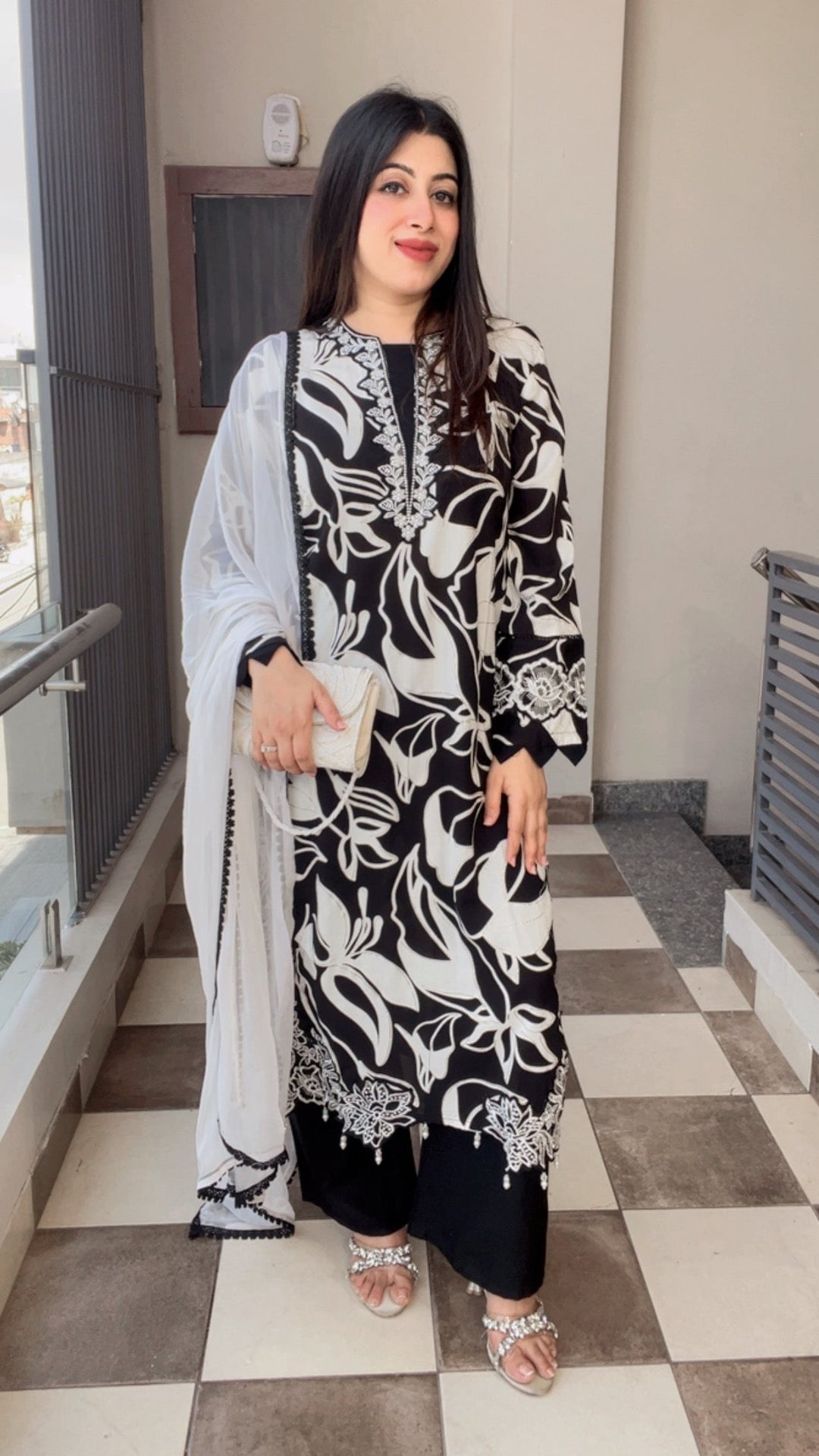 "FIZA"-THREE PIECE PAKISTANI SUIT