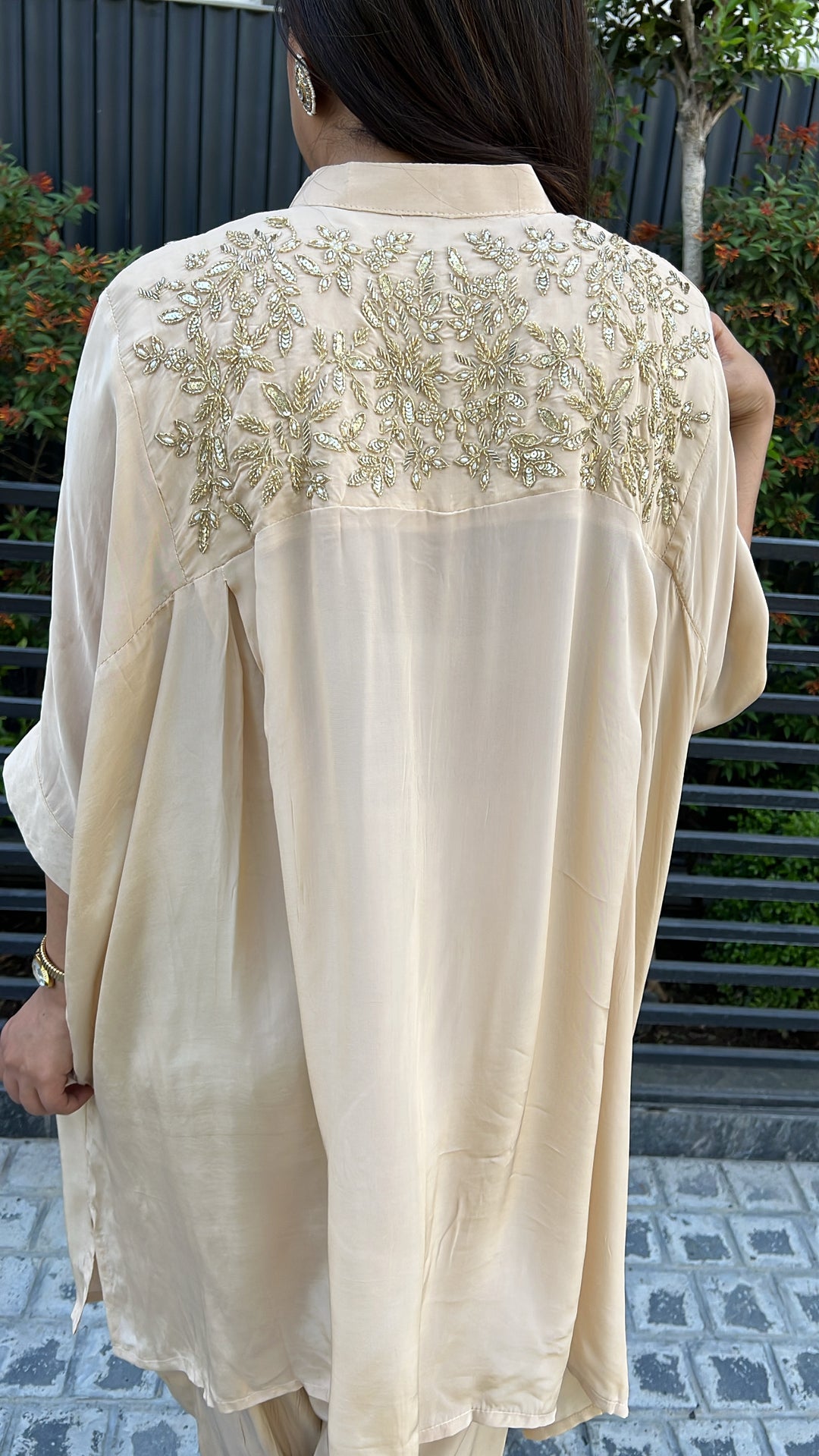 Crepe Handworked Set