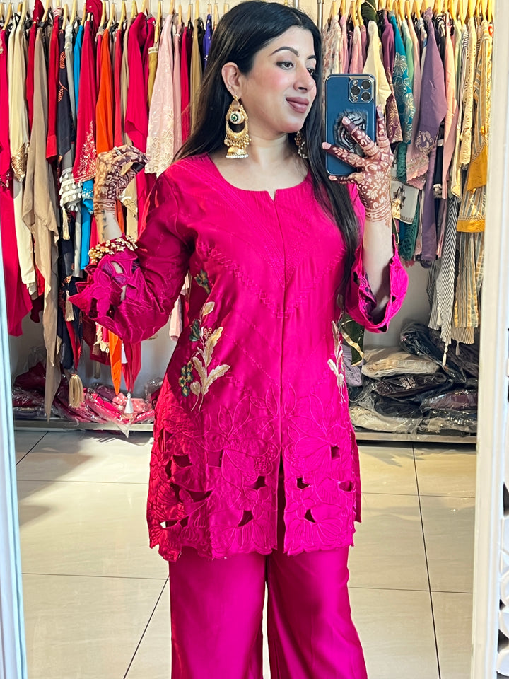 "DIYA"-TWO PIECE CUTWORK CO-ORD
