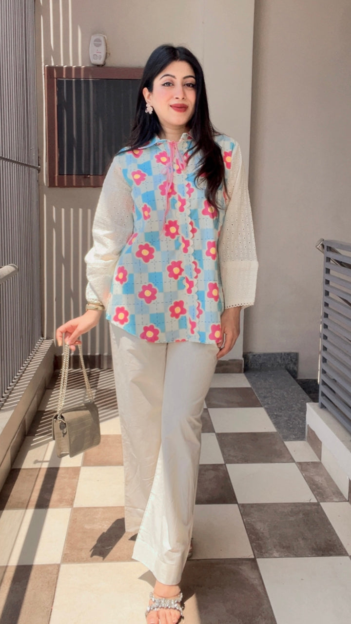 "jini"-summer floral co-ord