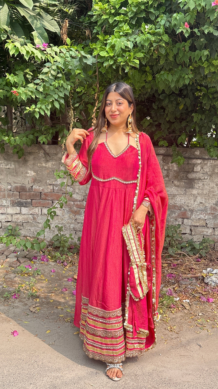 "mehrba"-Three Piece set with potli bag